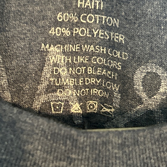 Flag & Anthem Sunny palm est 2016 Navy tee size XL - Picture 4 of 9